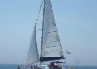Paseo en barco, catamarán en Málaga