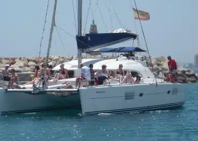 Boat trip with your friends or your family, catamaran in Malaga