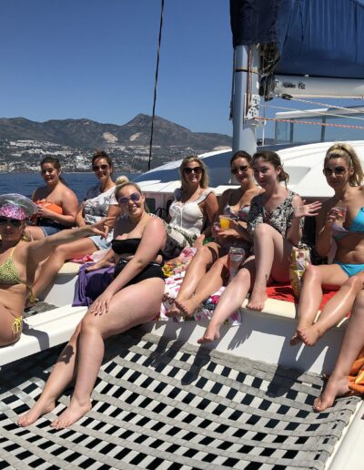Birthday party on a boat in Benalmádena, enjoying a special day at sea